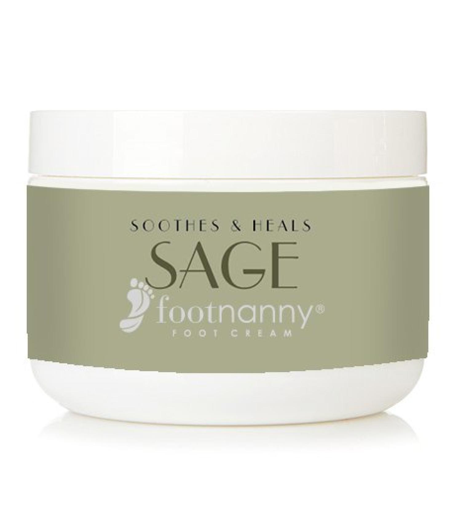 Footnanny Sage Lemon Foot Cream - Soothes Cracked Heels and Dead Skin | Invigorating Formula - Buy Online on GoSupps.com