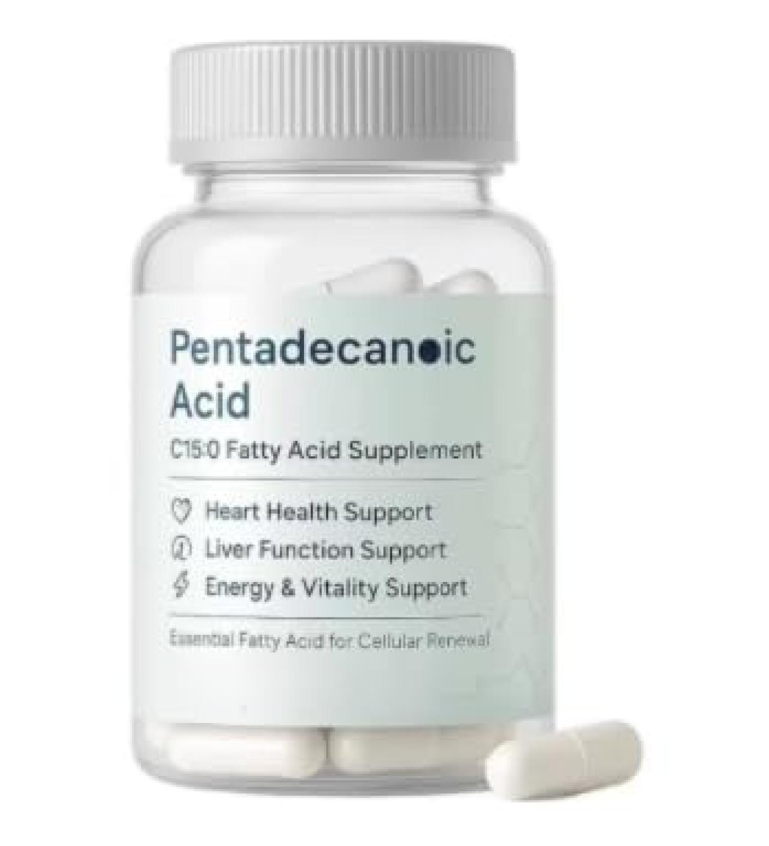 Pentadecanoic Acid C150 Fatty Acid High Altitude Sheeps Milk Gut Health Liver Support Vegan - Buy Online on GoSupps.com