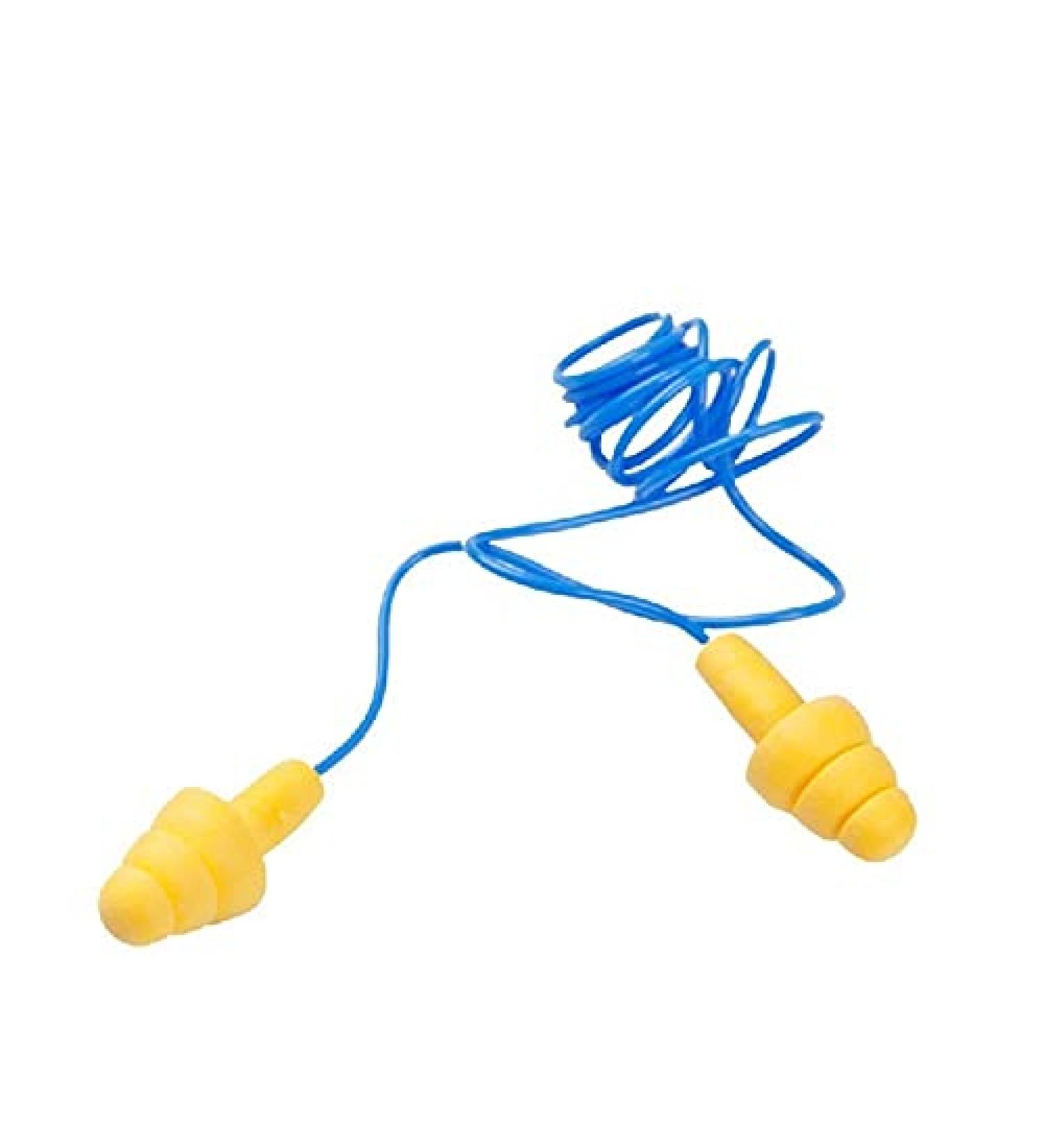 Ear Plugs Christmas Tree Type earplugs with Wire for Noise Reduction Swimming Washable and Comfortable Polyester earplugs Ear Plugs - Buy Online on GoSupps.com