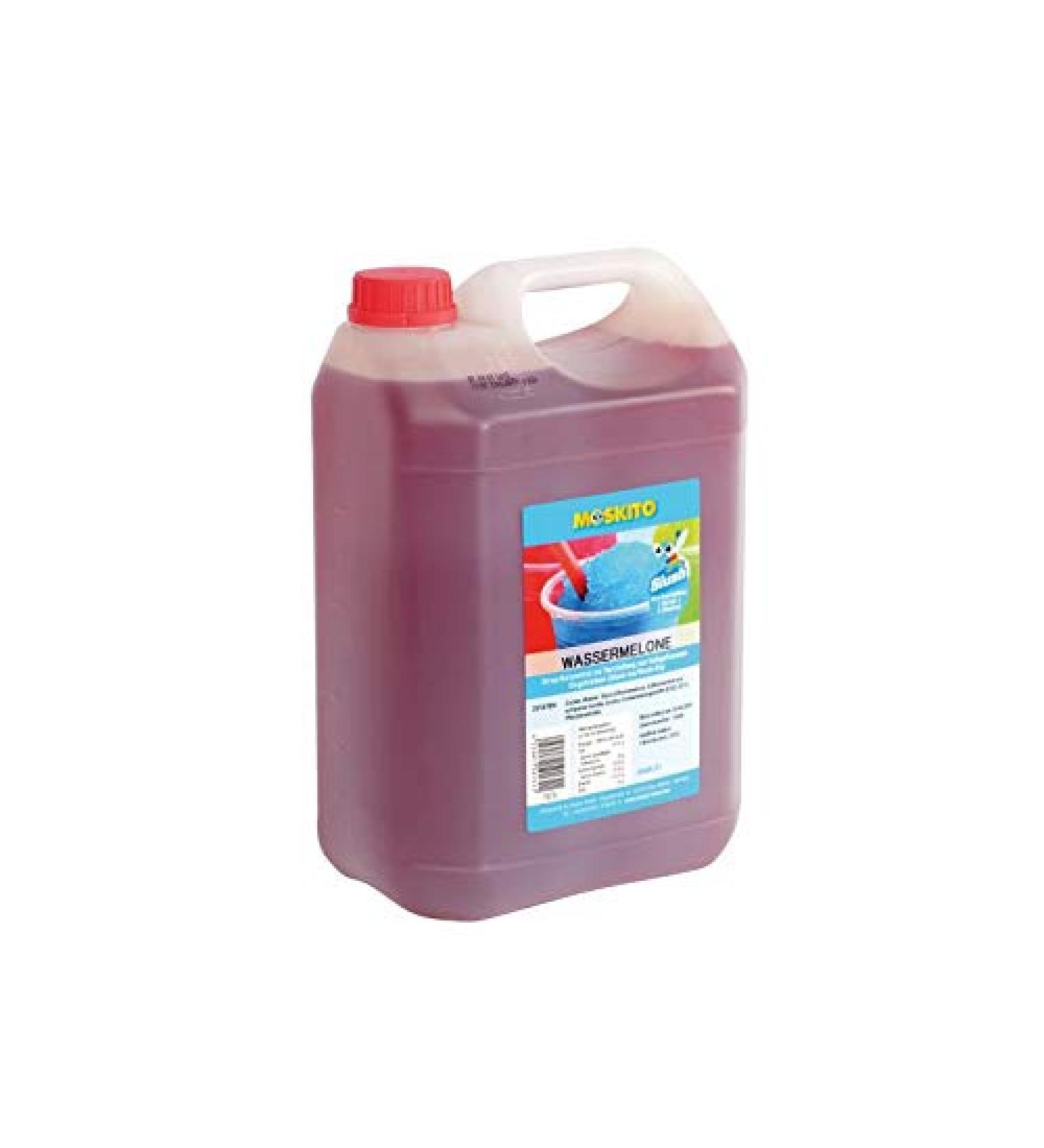  Wassermelone Wassermelone Concentrated Slush Syrup | AZO-Free Watermelon Ice Cream | 5 Liters Makes 30 Liters of Slush | Red 5L - Buy Online on GoSupps.com