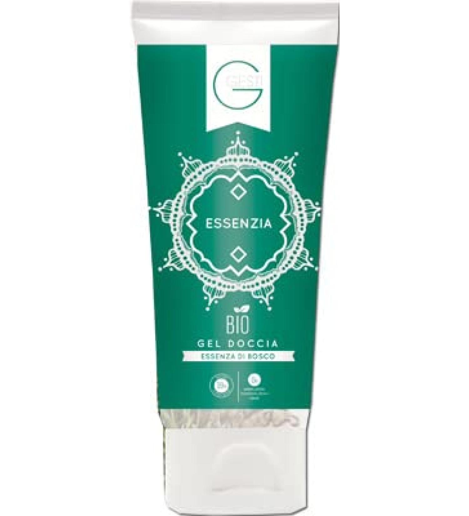 Gesti Gesti Essenza Shower Gel - 200 ml - Body Moisturising with Forest Essence Fragrance - Totally Natural with Chamomile Extract