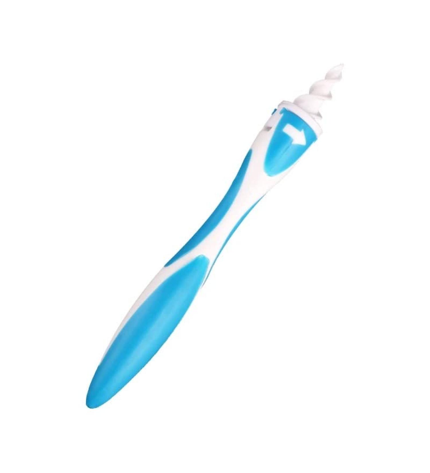 Reusable Spiral Earwax Remover Tool with 16 Soft Replacement Heads - Safe for Adults and Children - Buy Online on GoSupps.com