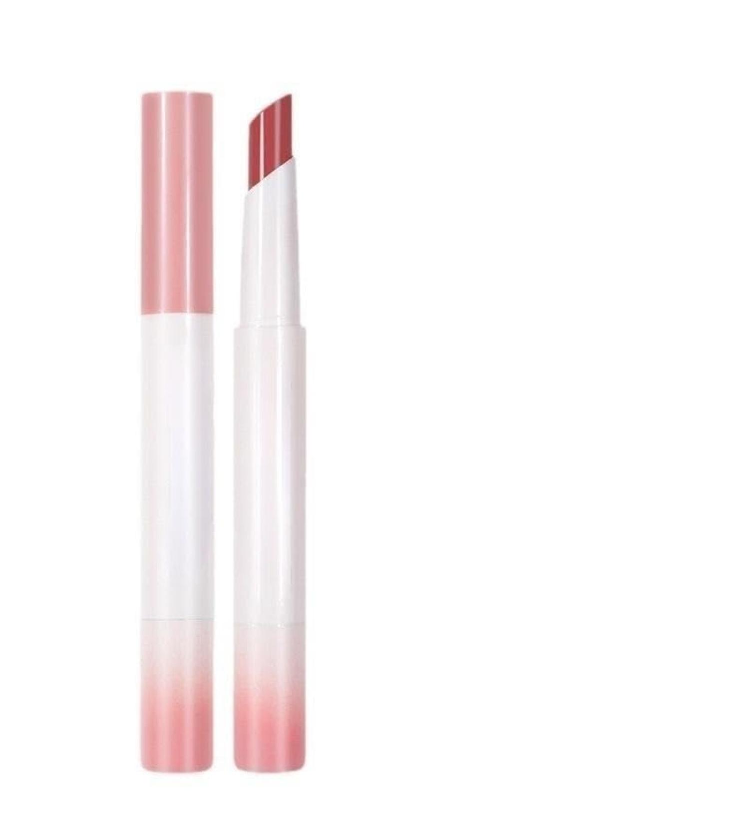 BADALO Waterproof Lip Liner Non-stick Cup Does Not Fall Off White Bean Paste Milk Tea Color (Color : 543 Milk Tea Roasted Chestnut)