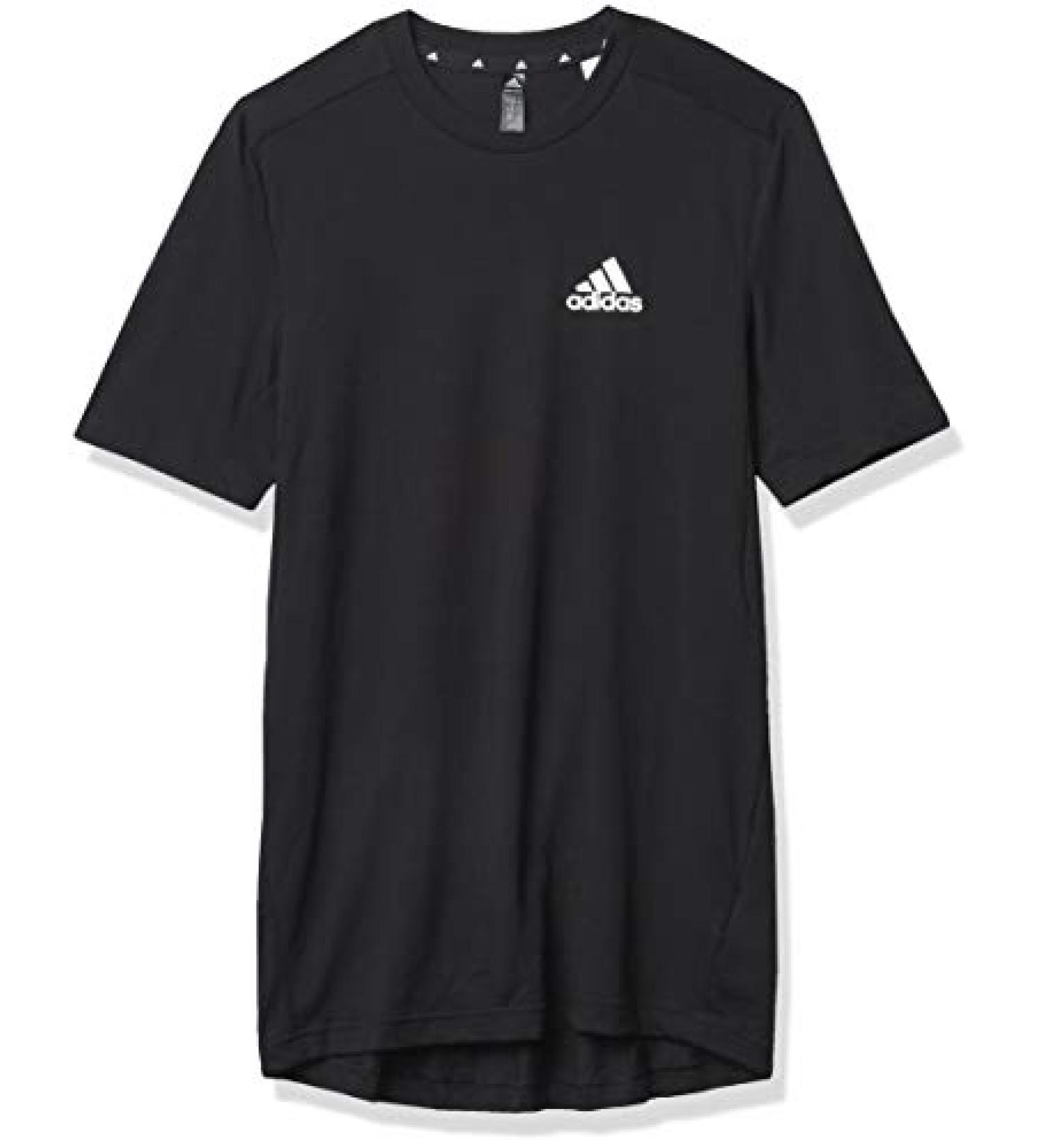 adidas Men's Designed 2 Move Feelready T-Shirt XL - Black/White - Buy Online on GoSupps.com