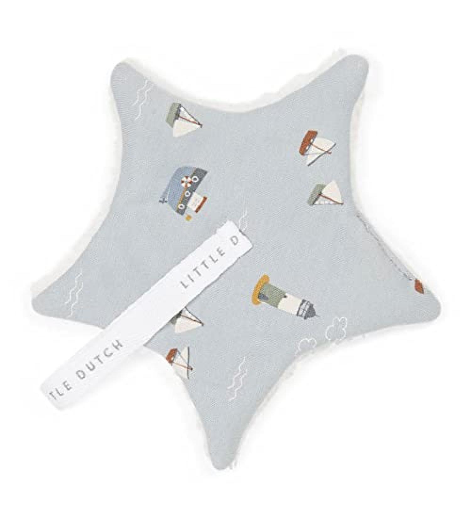 Buy Little Dutch TE20221640 Pacifier Cloth Star Sailors Bay Blue - Soft & Safe for Babies | International Shipping Available - Buy Online on GoSupps.com
