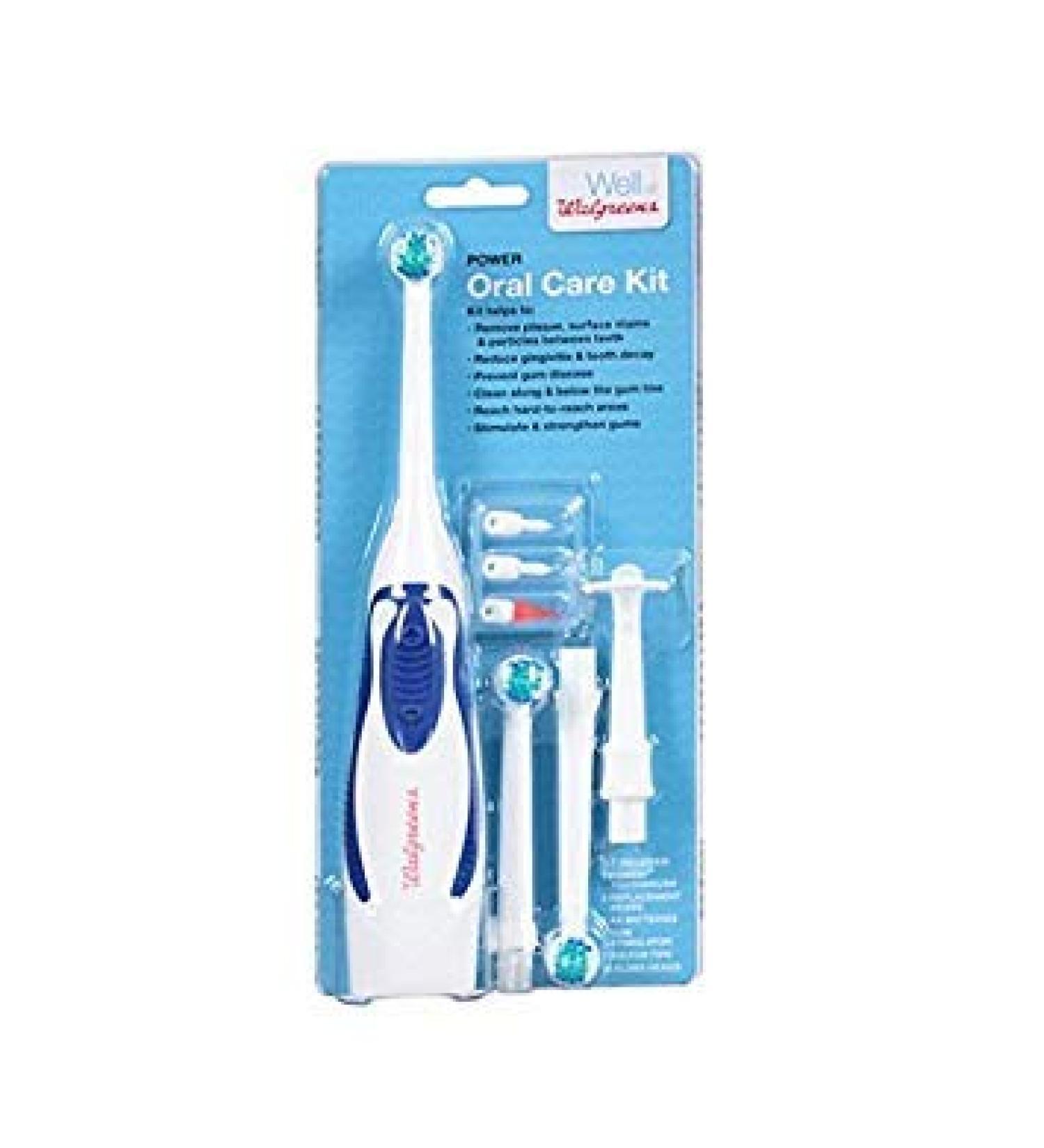 Walgreens Oral Care Power Toothbrush Kit 1 ea