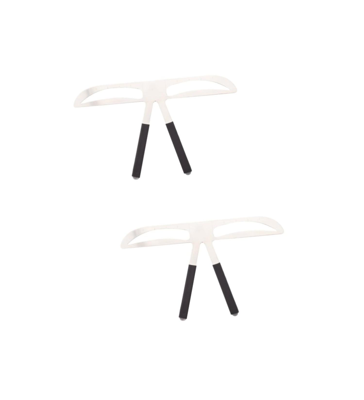 Housoutil 2pcs Eyebrow Makeup Tools Make up Kit Three-point Eyebrow Ruler Set Miss Balance Ruler Eyebrow Shape mediumx2pcs As Shownx2pcs - Buy Online on GoSupps.com