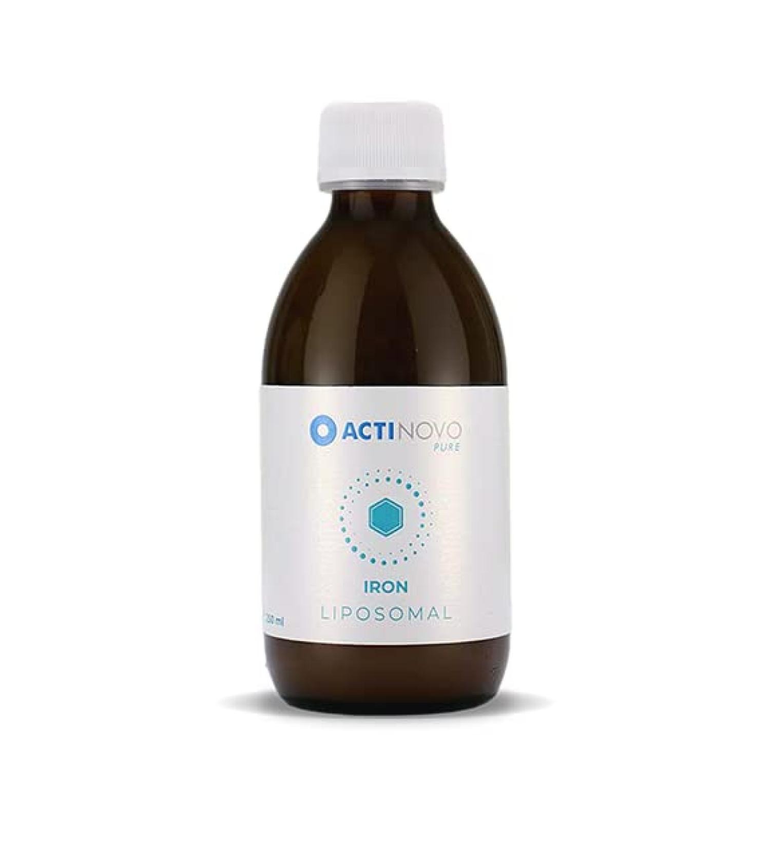 Iron Supplement | 25 Daily Doses of 15mg Vegan Iron | Liposomal & Gluten-Free | Made in Germany | More Effective Than Capsules & Tablets - Buy Online on GoSupps.com