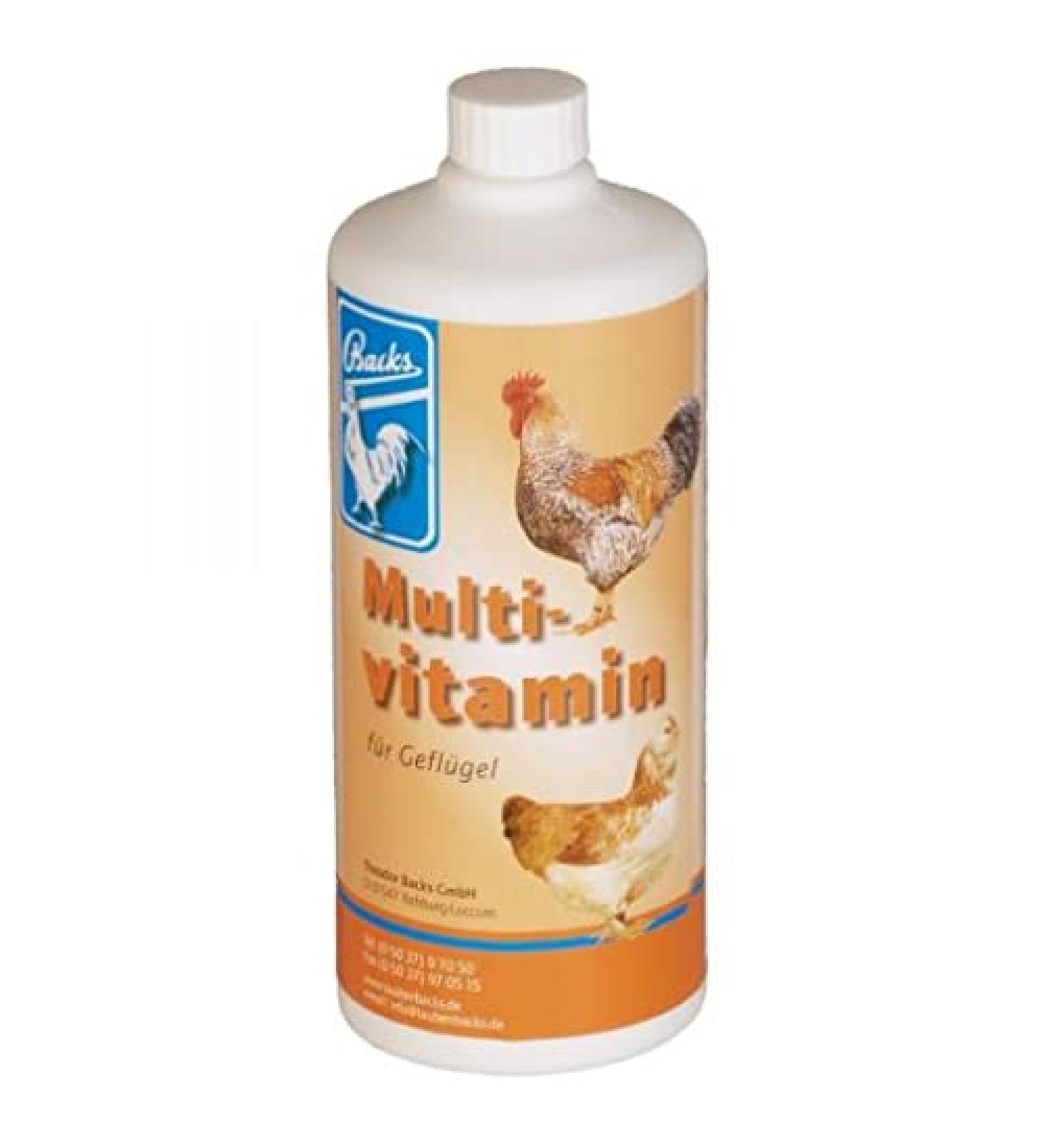Backs multivitamin for poultry 1000ml
