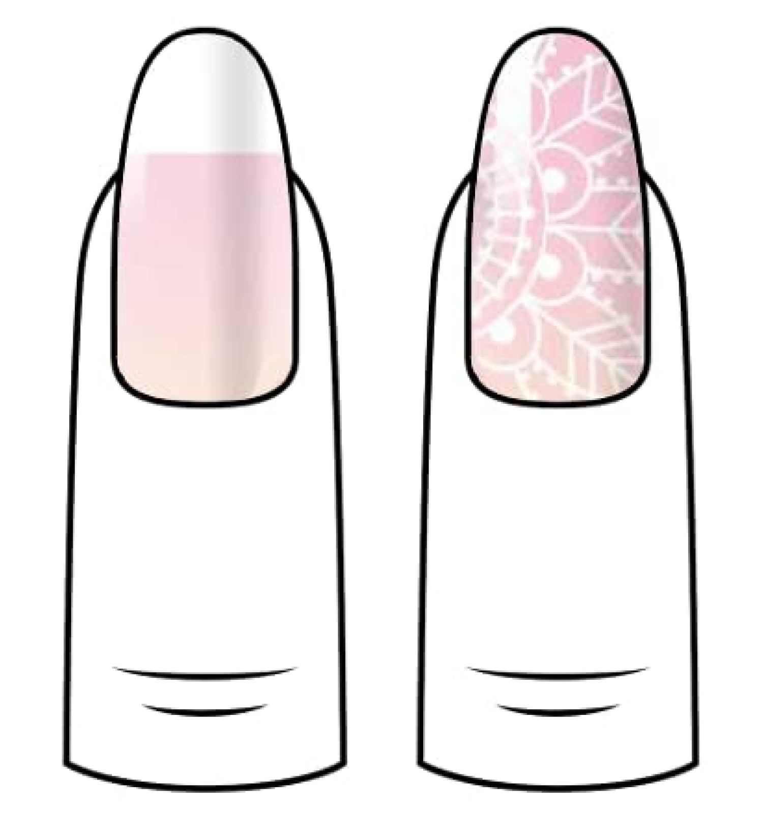 Shop Ain Katy Floral Nail Wraps | 40 Ultra-Thin Self-Adhesive Fingernail Foils for Stunning French Nails - Buy Online on GoSupps.com