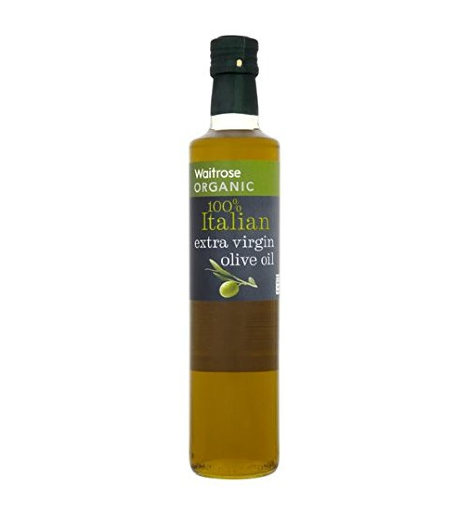 Waitrose 100% Italian Organic Extra Virgin Olive Oil 500ml