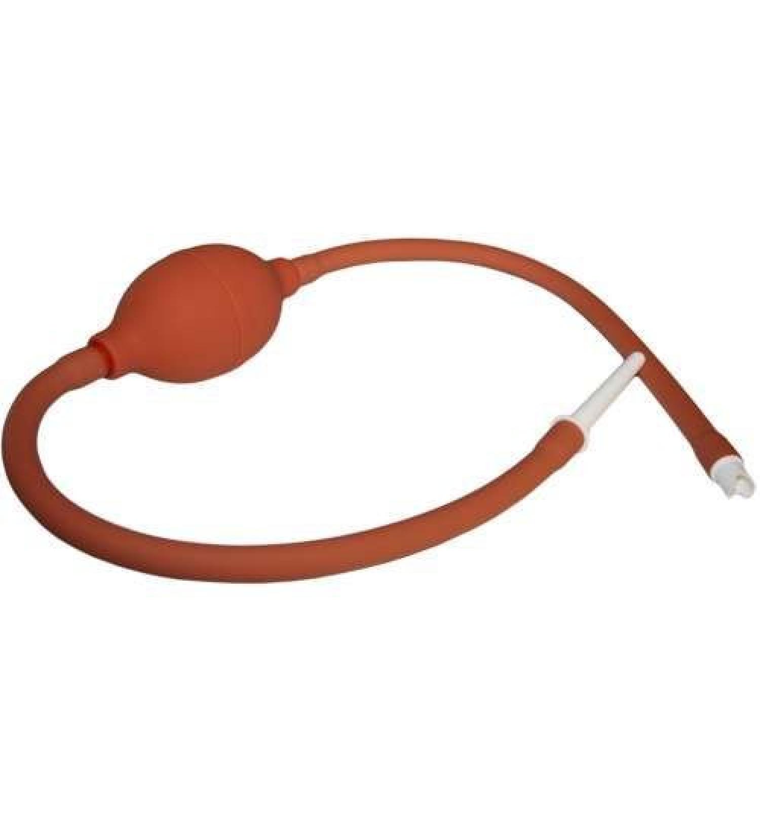 Teckmedi Klyso with hose 85cm - Intimate shower Anal shower Pear syringe Enema clysters