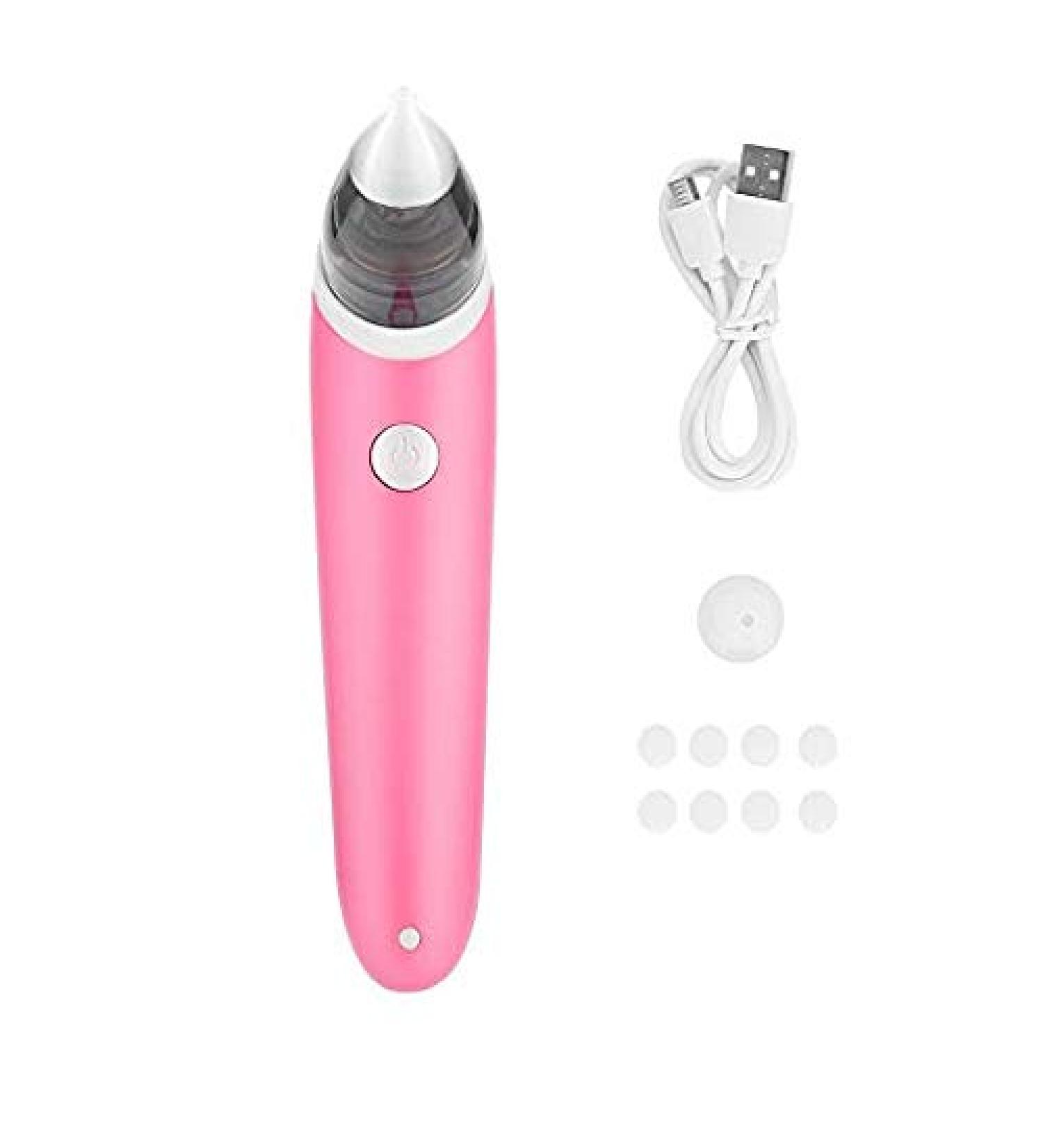 YAVOCOS Baby Nasal Aspirator Electric | Safe Hygienic Nose Cleaner for Newborns | 2 Sizes of Nose Tips | Oral Snot and Booger Sucker | Red - Buy Online on GoSupps.com