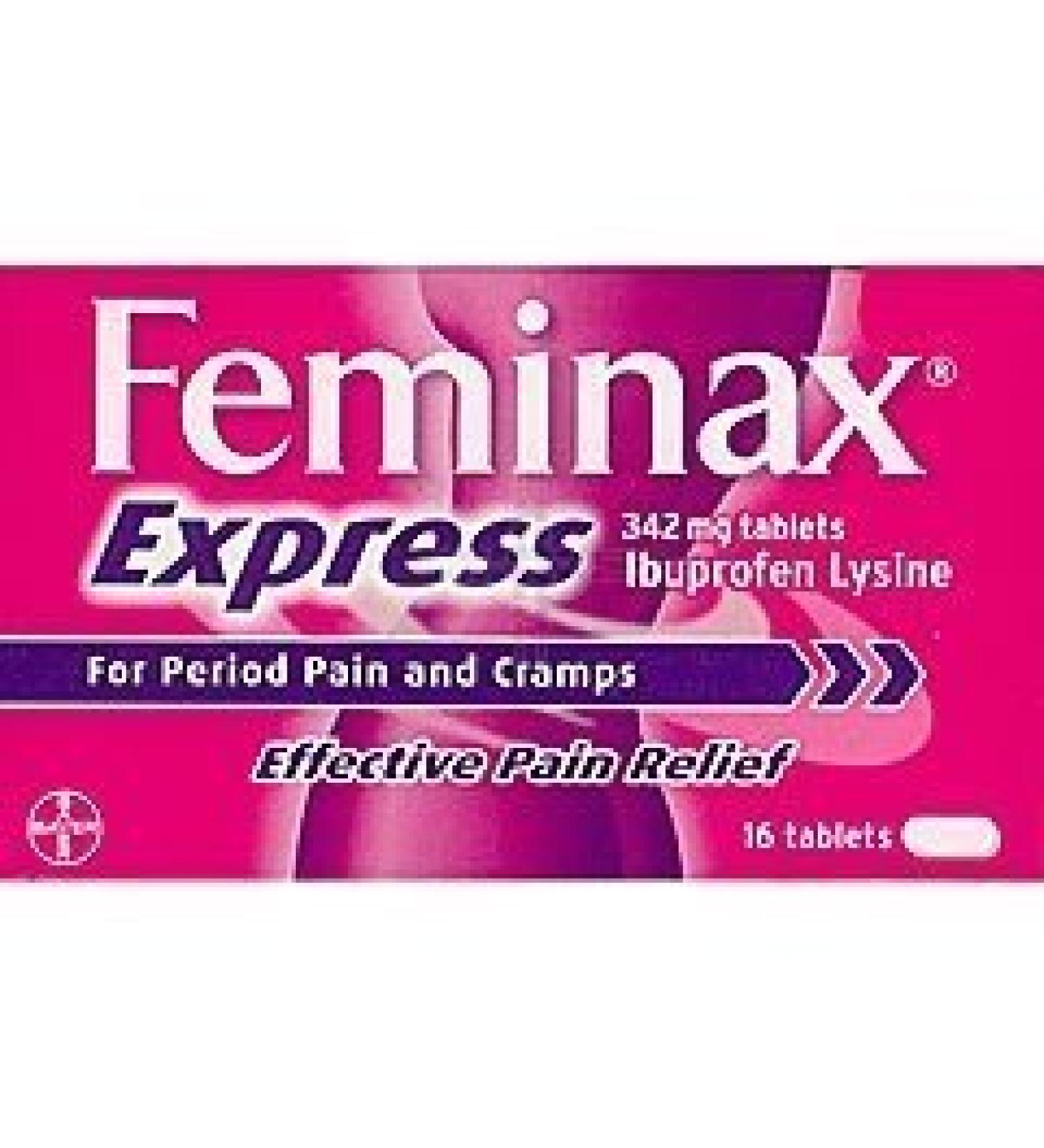 Feminax Express 342Mg Tablets X 16