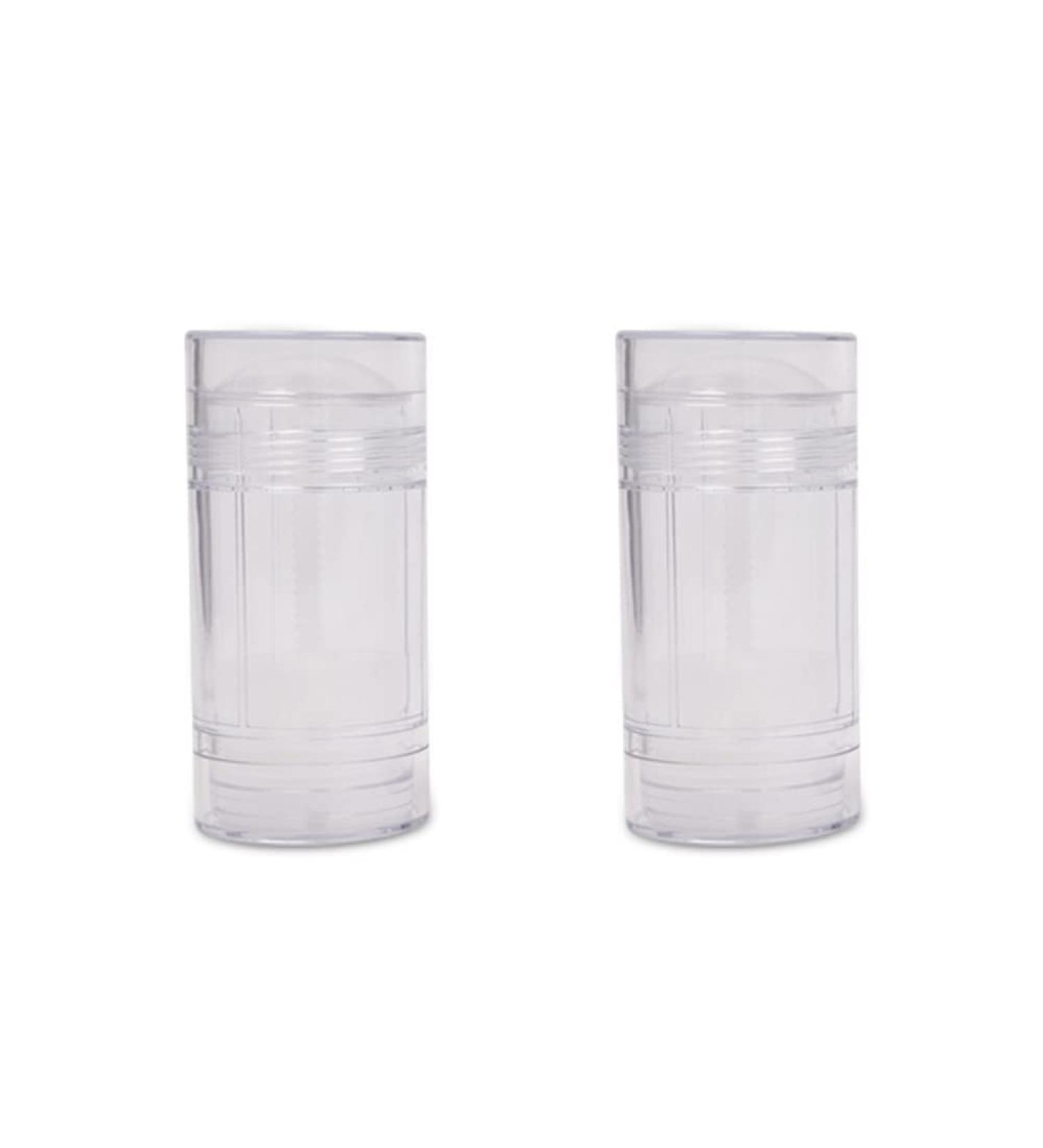 2 Pieces 75ml Clear Empty Deodorant Containers Twist-up Deodorant Containers Empty Deodorant Tubes Bottom Filling Deodorant Bottles for DIY Cosmetic Lip Balm Tubes - Buy Online on GoSupps.com