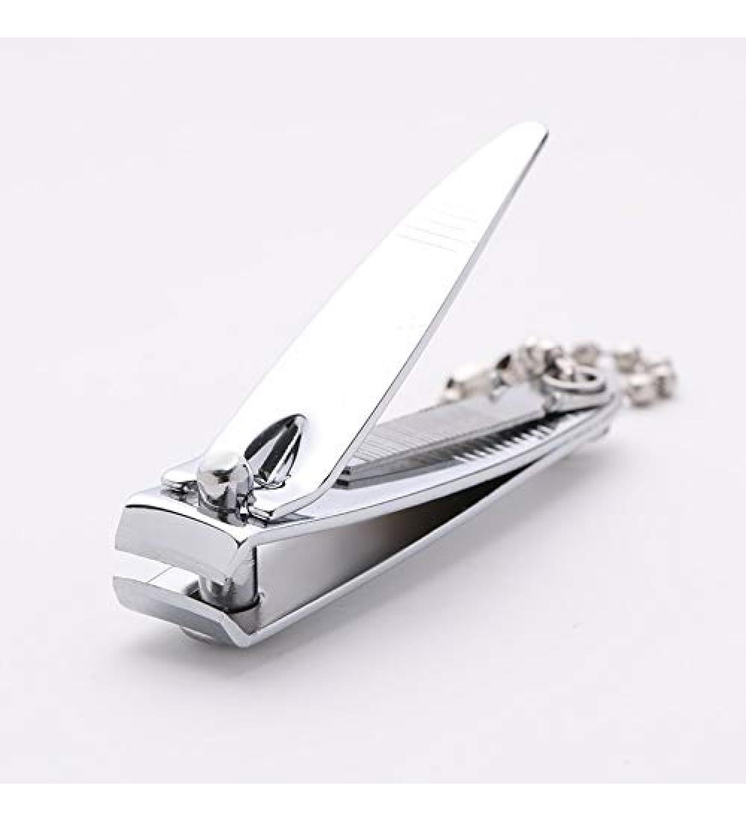 PSGS Nail Clippers with Nail Files Buffers Stainless Steel Metal Nails Cuticle Scissors Cutter Trimmer Toenail Nail Art Tools - Buy Online on GoSupps.com