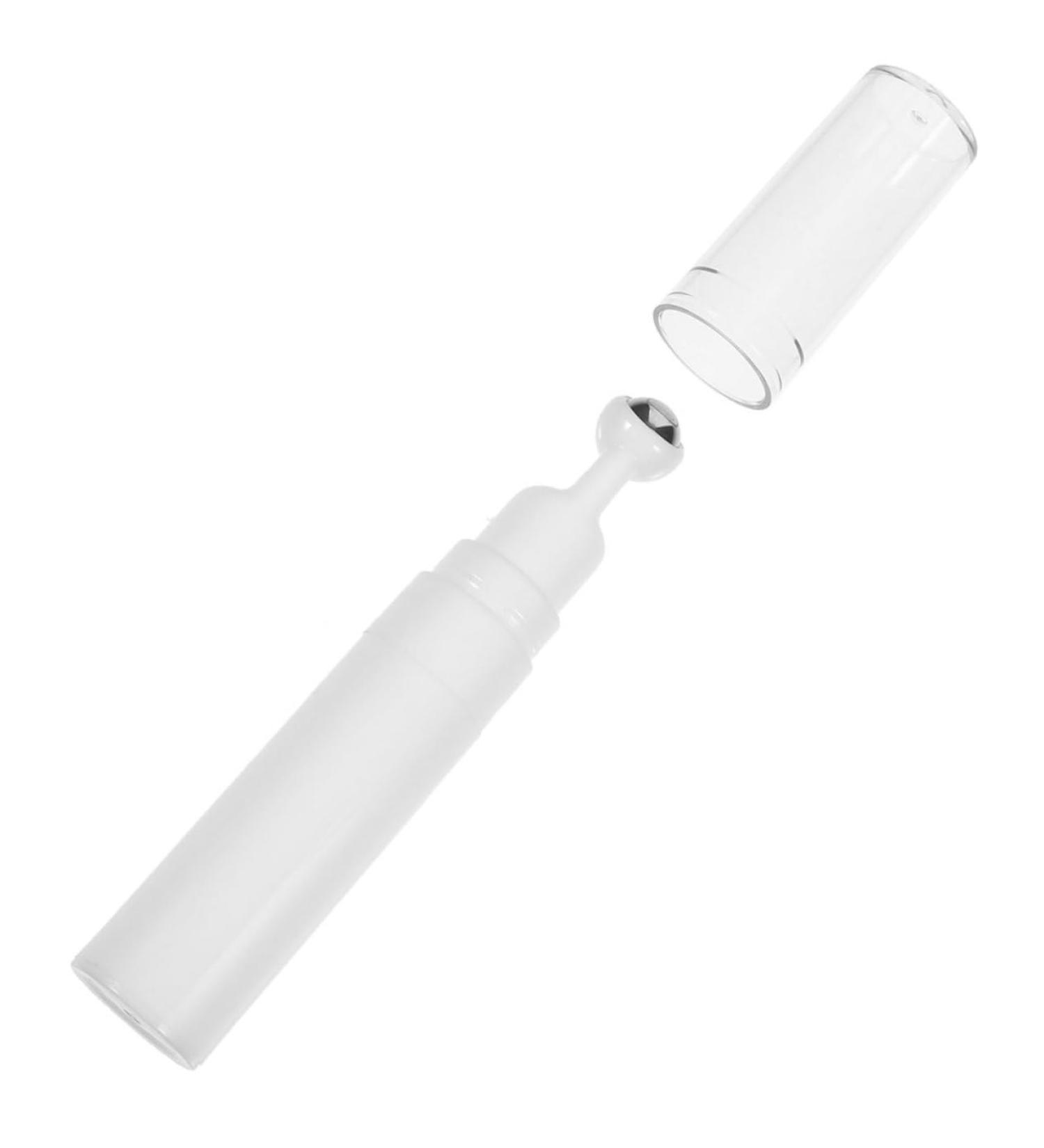 Mikinona Refillable Eye Serum Bottle Under Eye Cream Walker Refillable Bottle Eye Serum Roller Eye Cream Applicator Empty Cream Bottle Cosmetic Bottle Lotion Acrylic Bottled White Travel 9.20X1.70X1.70CM White - Buy Online on GoSupps.com