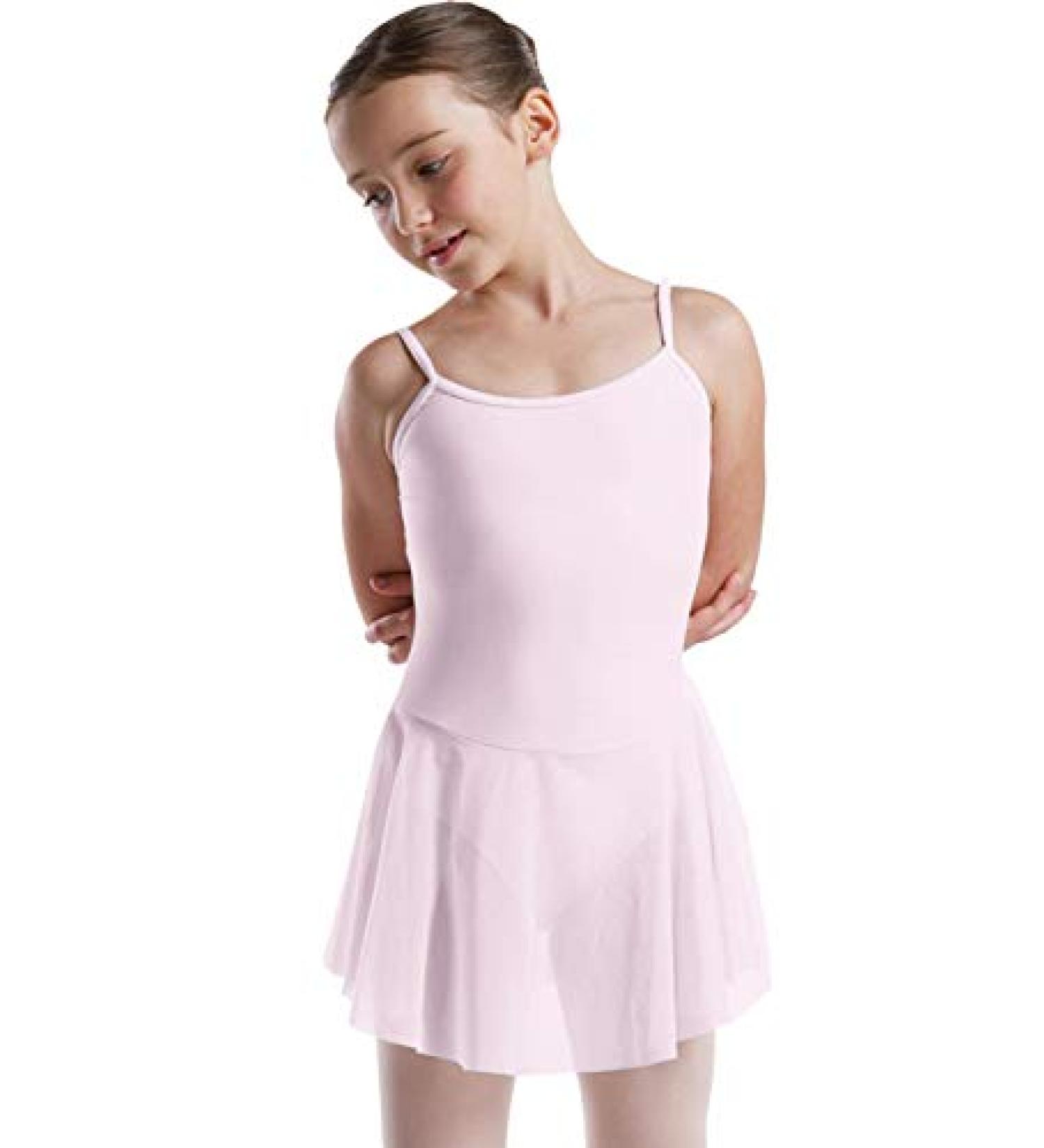 AUKARENY Girls Dance Leotard with Skirted Camisole - Ballet Dance Dress - Buy Online on GoSupps.com