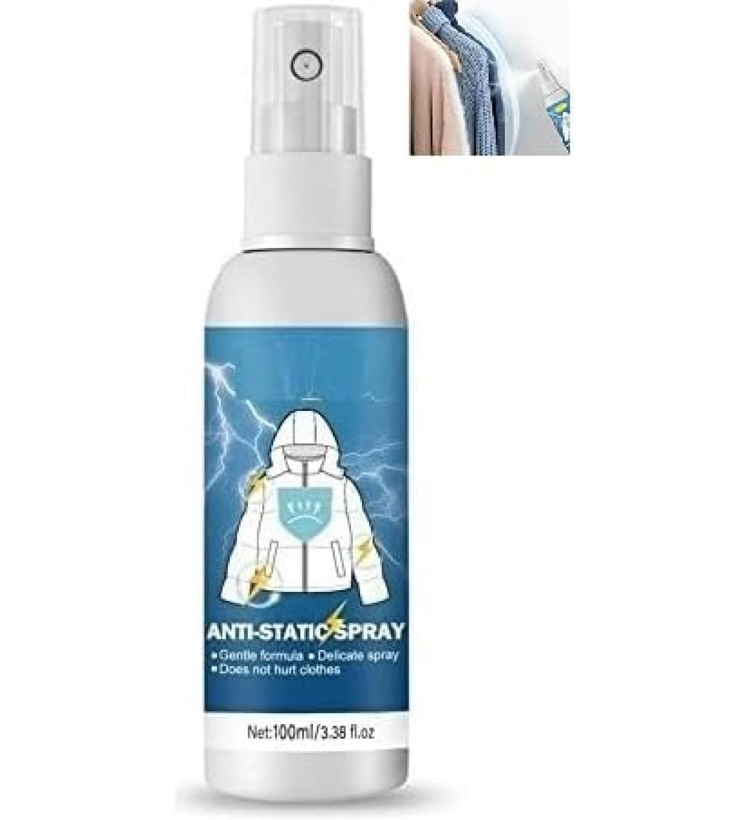 LDREAMAM Static Cling Remover Static Remover for Clothes Anti Static Spray Static Eliminator Spray Wrinkle Release Spray for Clothes and Other Fabrics 100 ml - Buy Online on GoSupps.com