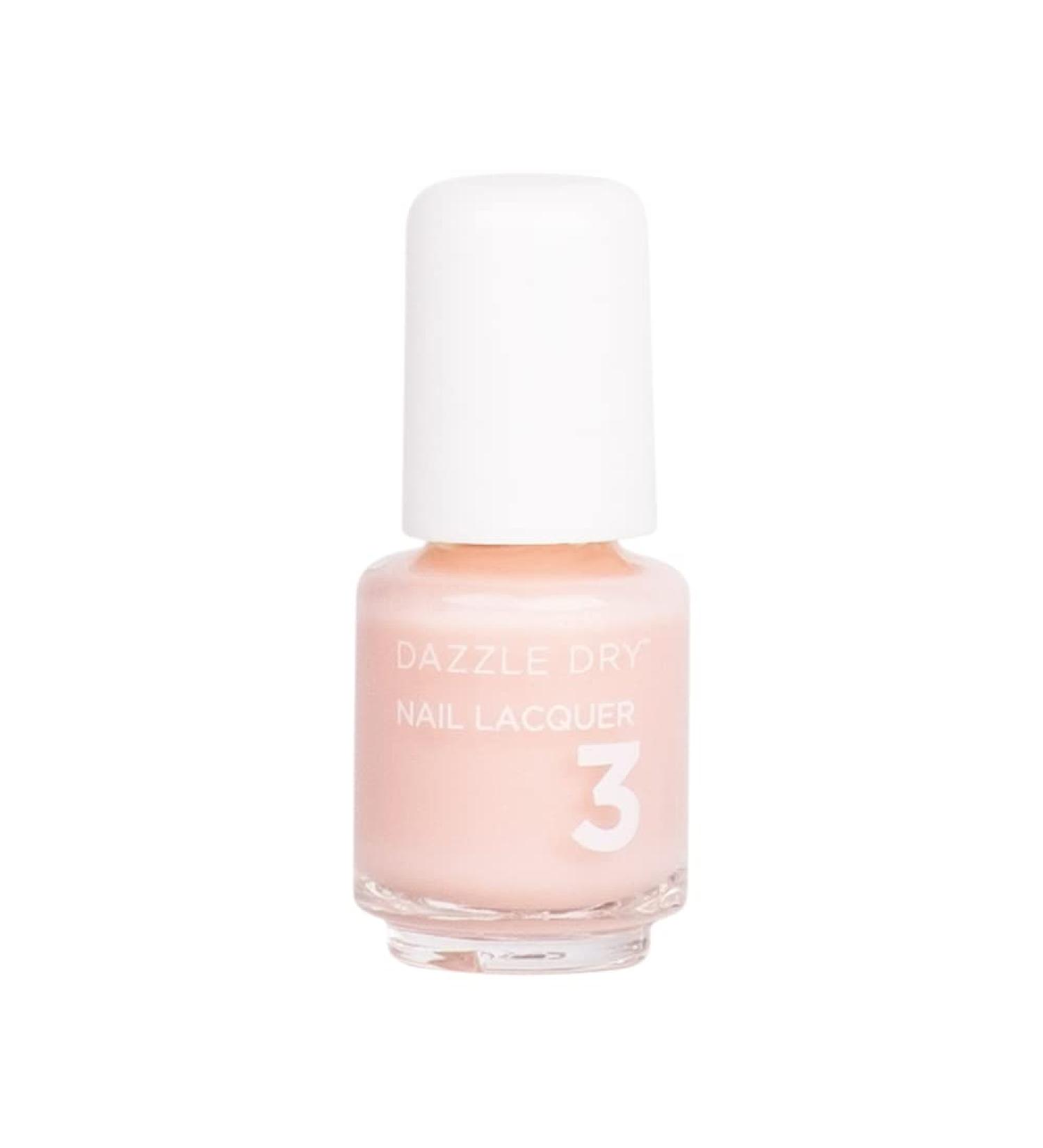 Dazzle Dry Nail Mini Lacquer - Livin' La Vida Yoga - Pale Pink Shimmer - 0.17 fl oz - Buy Online on GoSupps.com