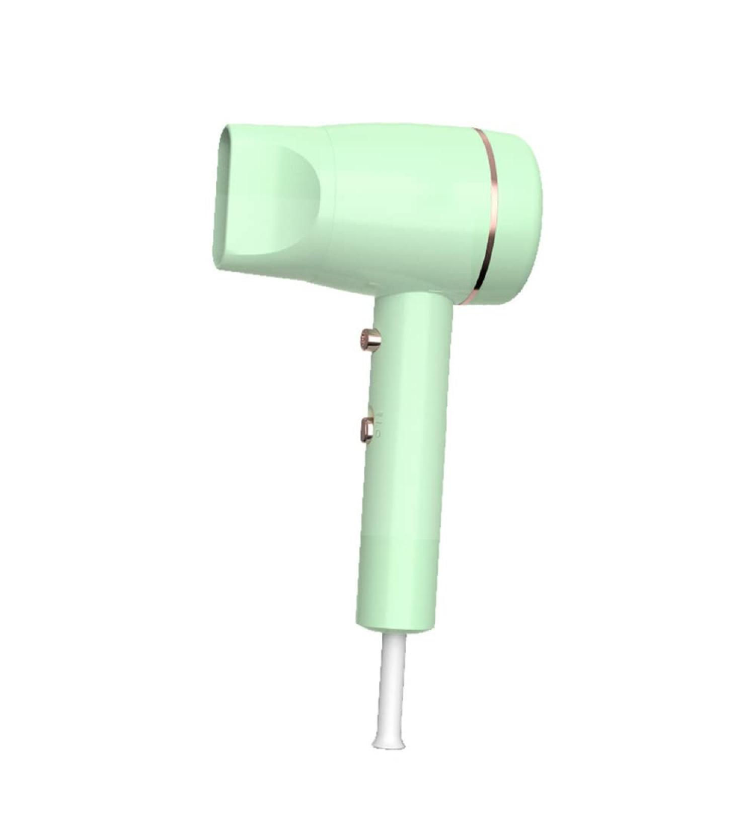 Professional Hairdryer 800W Powerful Hair Dryer Portable Travel Fast Drying Hair Lightweight Quiet Blow Dryer Hot/Cold Compact Hair Dryer Protect Hair for Home and Salon Men and Women Green small gift - Buy Online on GoSupps.com