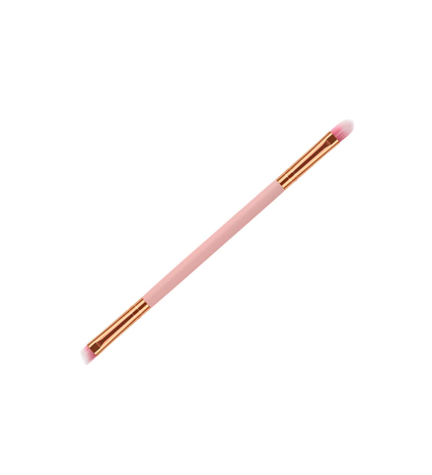 WOONEKY 1pc Double Ended Makeup Professional Makeup Brush Eye Shadow Brush Beauty Tools Pink - Buy Online on GoSupps.com