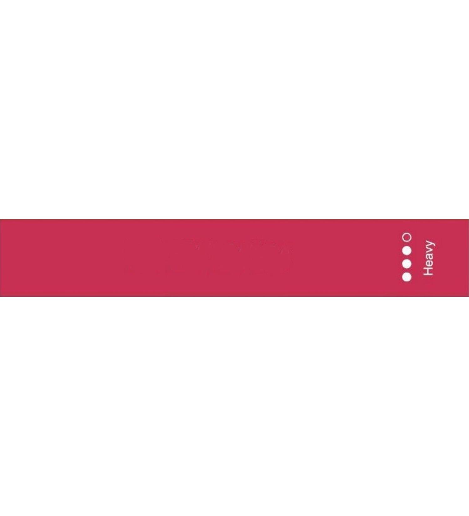Red Heavy Resistance Loop Band for Yoga, Pilates, Gym Fitness - 1 Pack - Buy Online on GoSupps.com