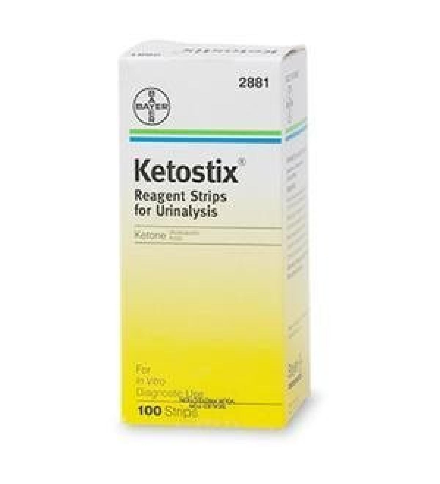 Ketostix 50ct - Bayer Diabetes 2880 - 50 Strips Per Box