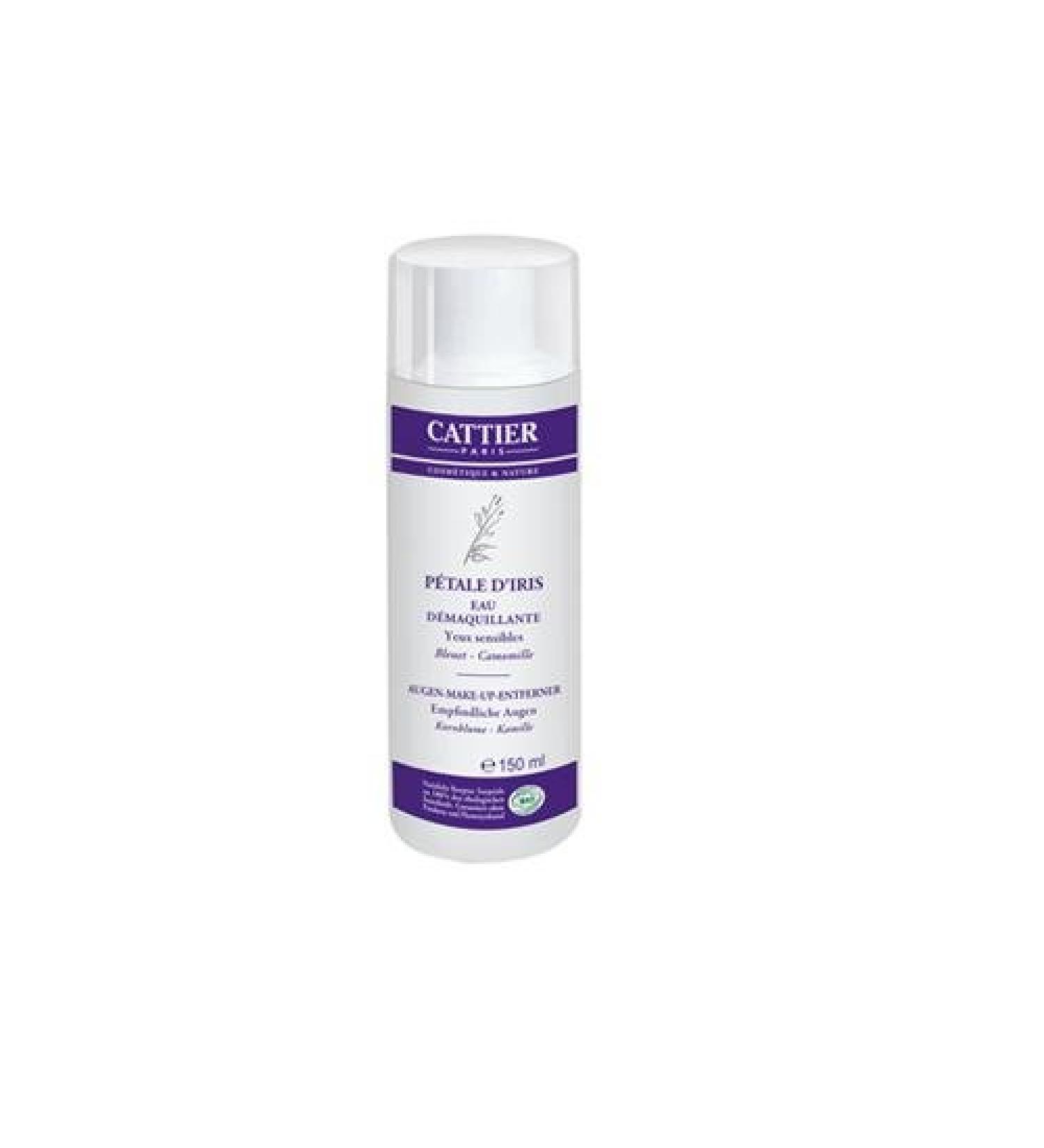 Cattier P tale d'Iris eye make-up remover pack of 3 (3 x 150 ml)
