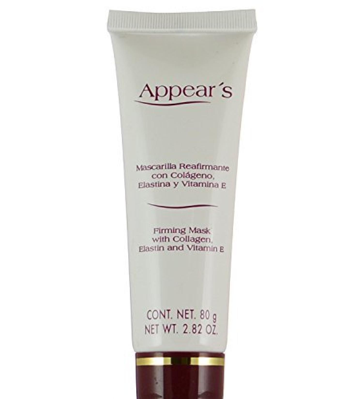 Appear's Mascarilla Reafirmante con Colageno Elastina y Vitamin E Firming Mask with Collagen Elastin and Vitamin E 80 g / 2.82 oz