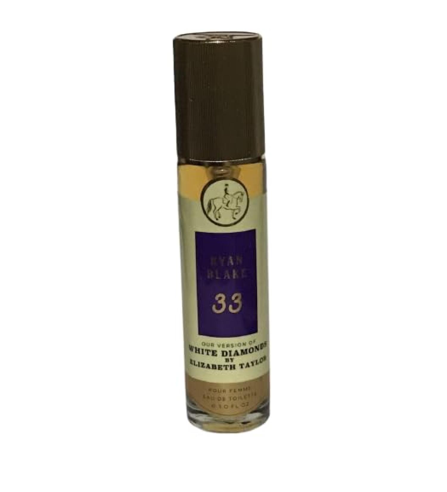 Ryan Blake 33 White Diamonds By Elizabeth Taylor Pour Femme Eau De Toilette 1oz