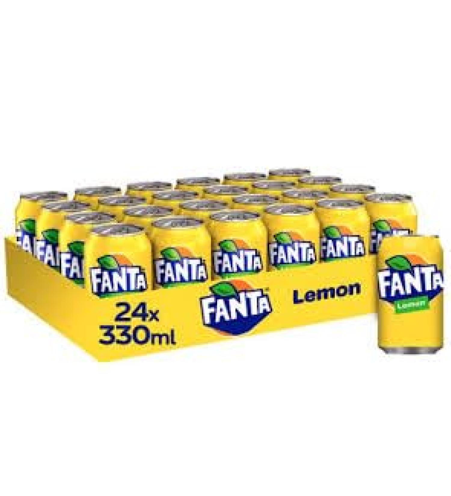 Fanta Lemon 24x330ml - Buy Online on GoSupps.com