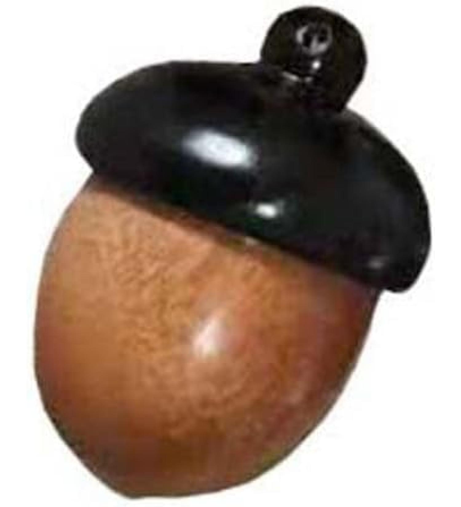 Wooden Travel Pill Case - Solid Wood Mini Pill Organizer | Acorn Shape Sandalwood Capsule Storage for Outdoor Use - Buy Online on GoSupps.com