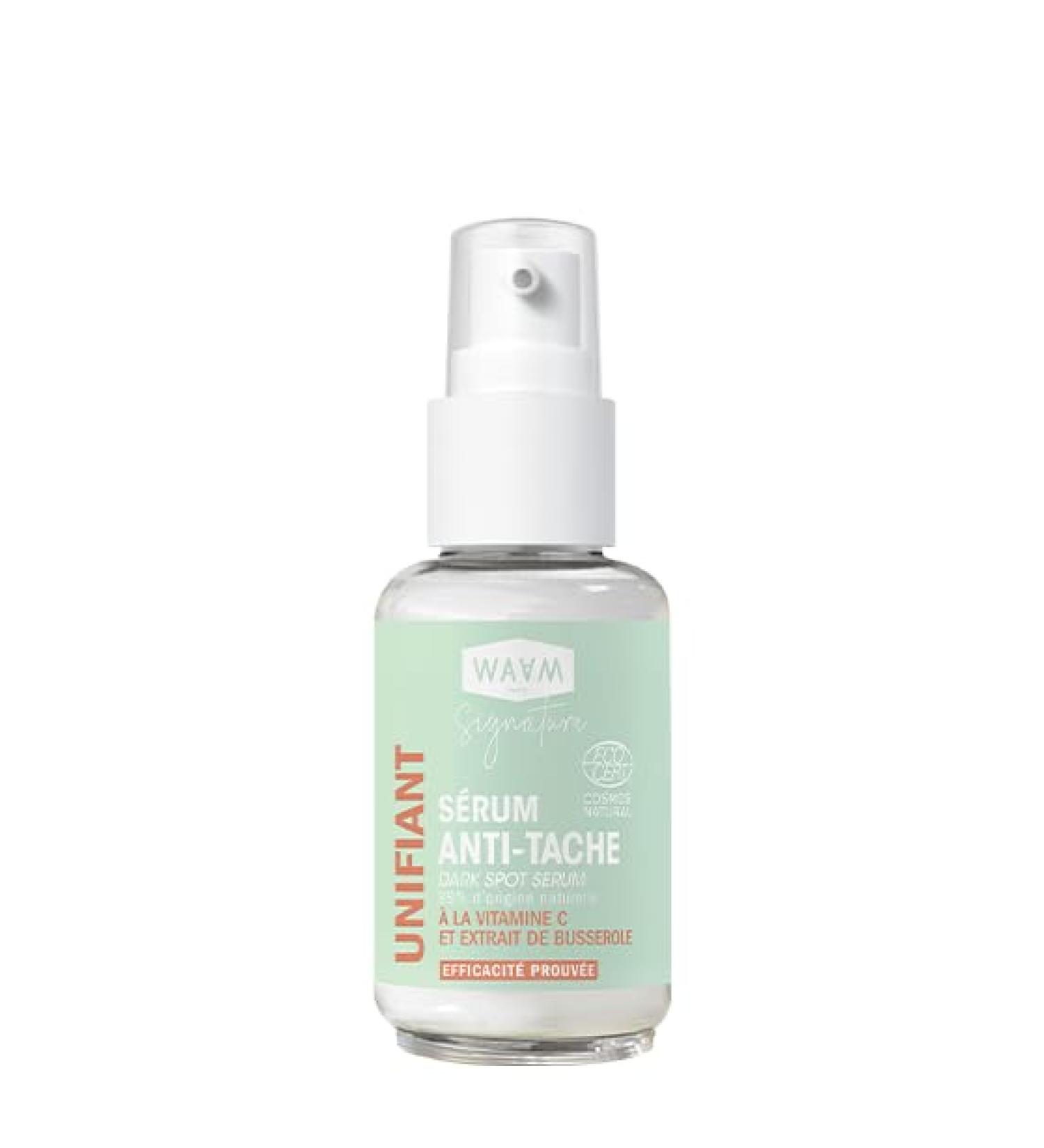 WAAM S rum Anti-Tache SKIN_SERUM Unifie le teint Vitamine C Extrait de Busserole 30 ml