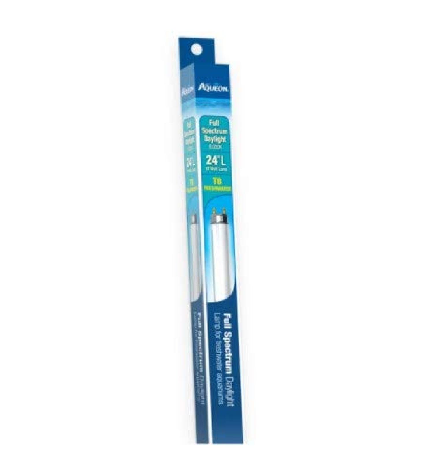 Aqueon 2 Pack of Full-Spectrum Daylight T8 Fluorescent Lamp 17-Watt, 24-Inch