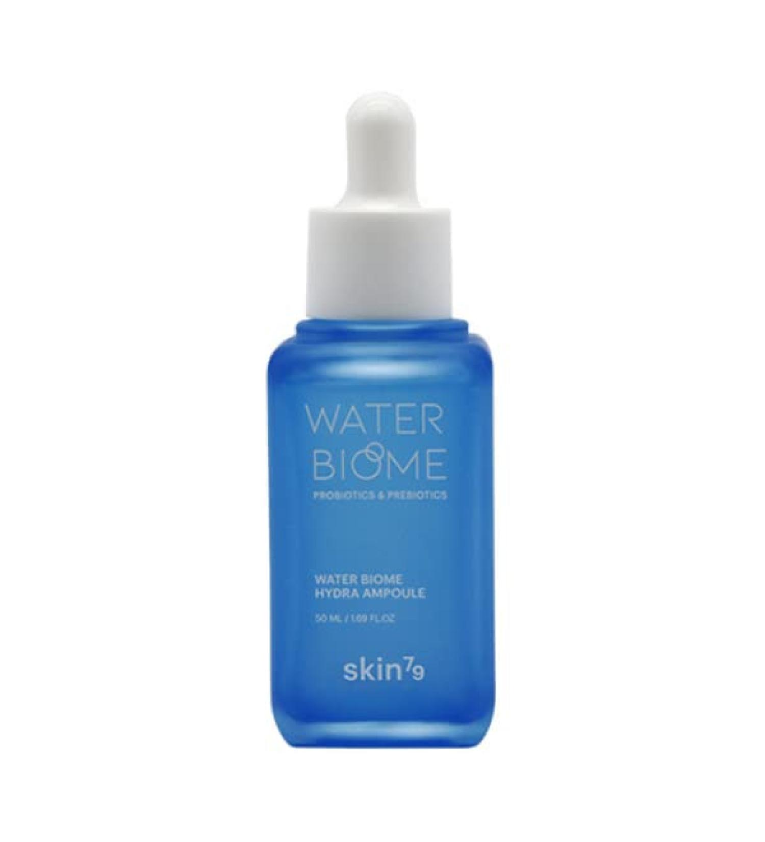 SKIN79 Water Biome Hydra Ampoule 50ml - Hydrating Serum for Healthy Skin | Korean Moisturizing Ampoule - Shop Internationally - Buy Online on GoSupps.com