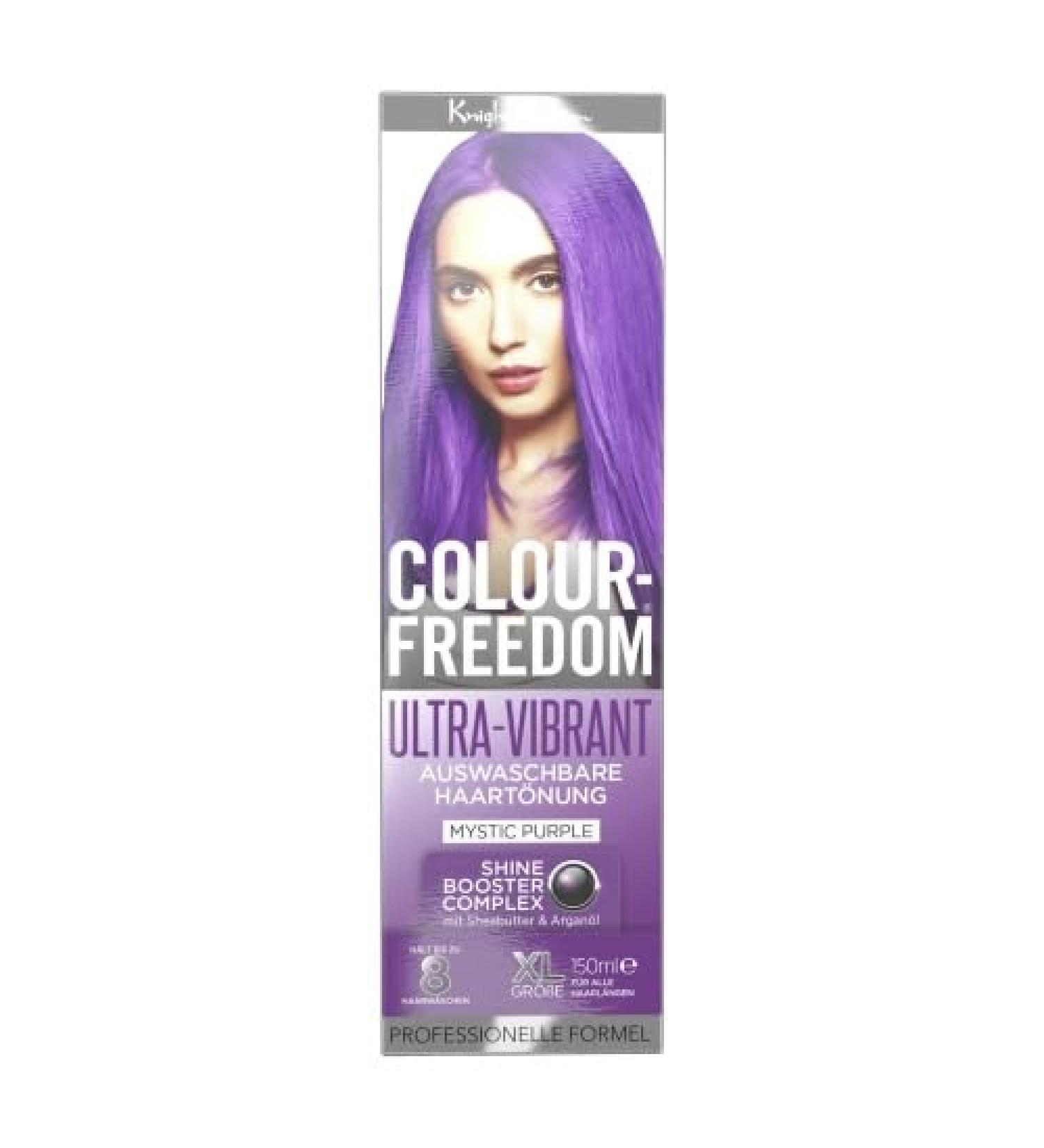 Colour Freedom Ultra Vibrant Mystic Purple Hair Dye - 150ml | International Shipping - Buy Online on GoSupps.com