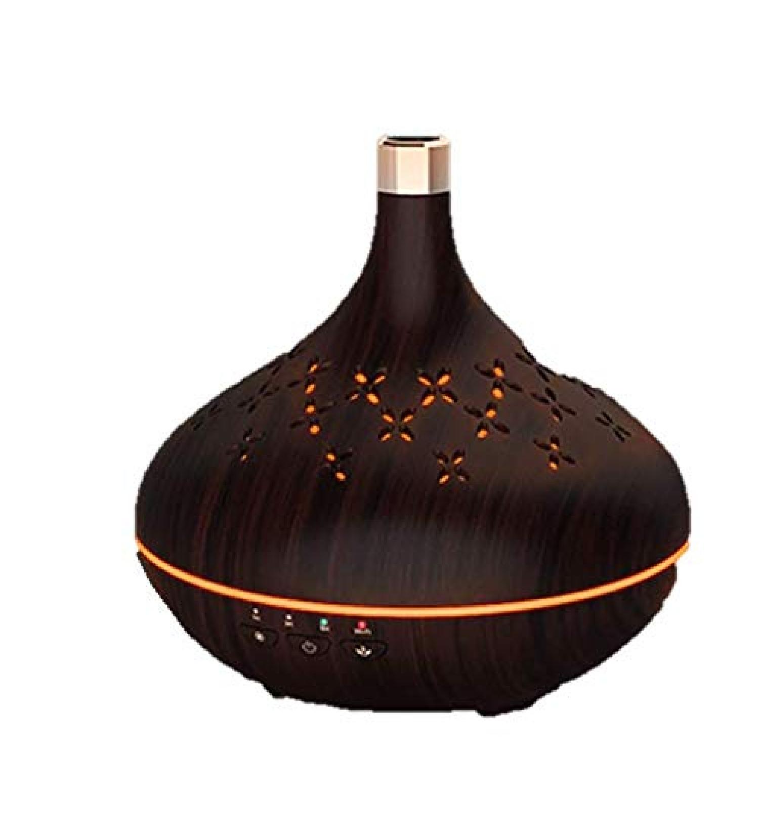 Aromatherapy Humidifier & Essential Oil Diffuser - Perfect Gift for Teens Adults & Seniors - Wood Grain Design - Buy Online on GoSupps.com
