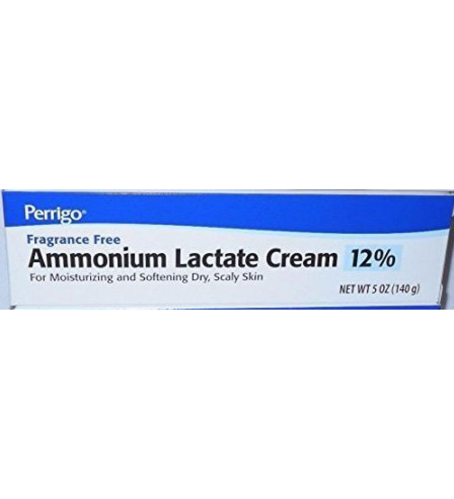Perrigo Ammonium Lactate Cream 12% 140gm - 4.93oz - Moisturizing Skin Lotion - Buy Online on GoSupps.com