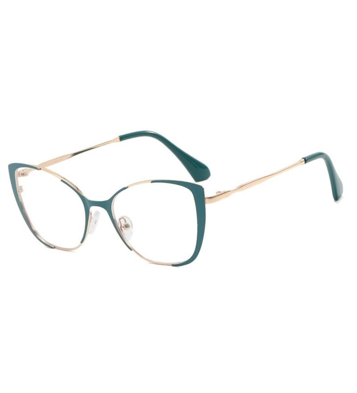 Blue Light Blocking Presbyopic Glasses +150 | Anti Eye Strain Computer Readers - HD Large Reading Glasses in Green - Buy Online on GoSupps.com
