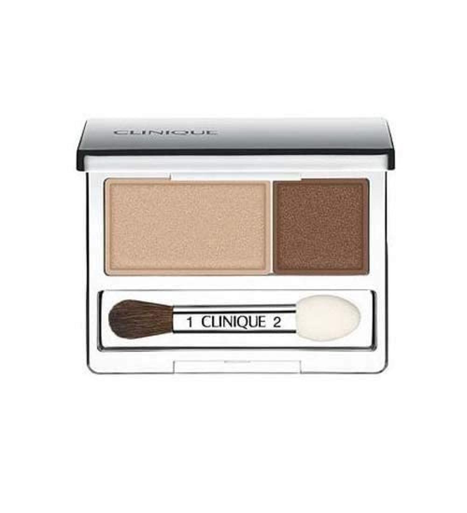 Clinique Crease & Fade Resistant Eye Shadow Duo 0.07 Oz - Like Mink - Buy Online on GoSupps.com