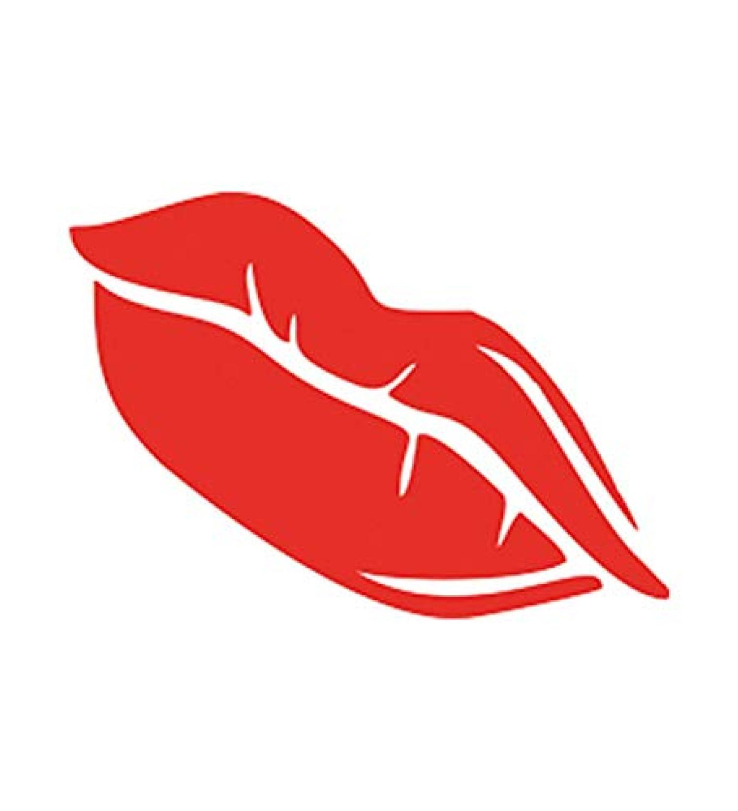 Eulenspiegel 105054 - Self-adhesive stencil - Lips