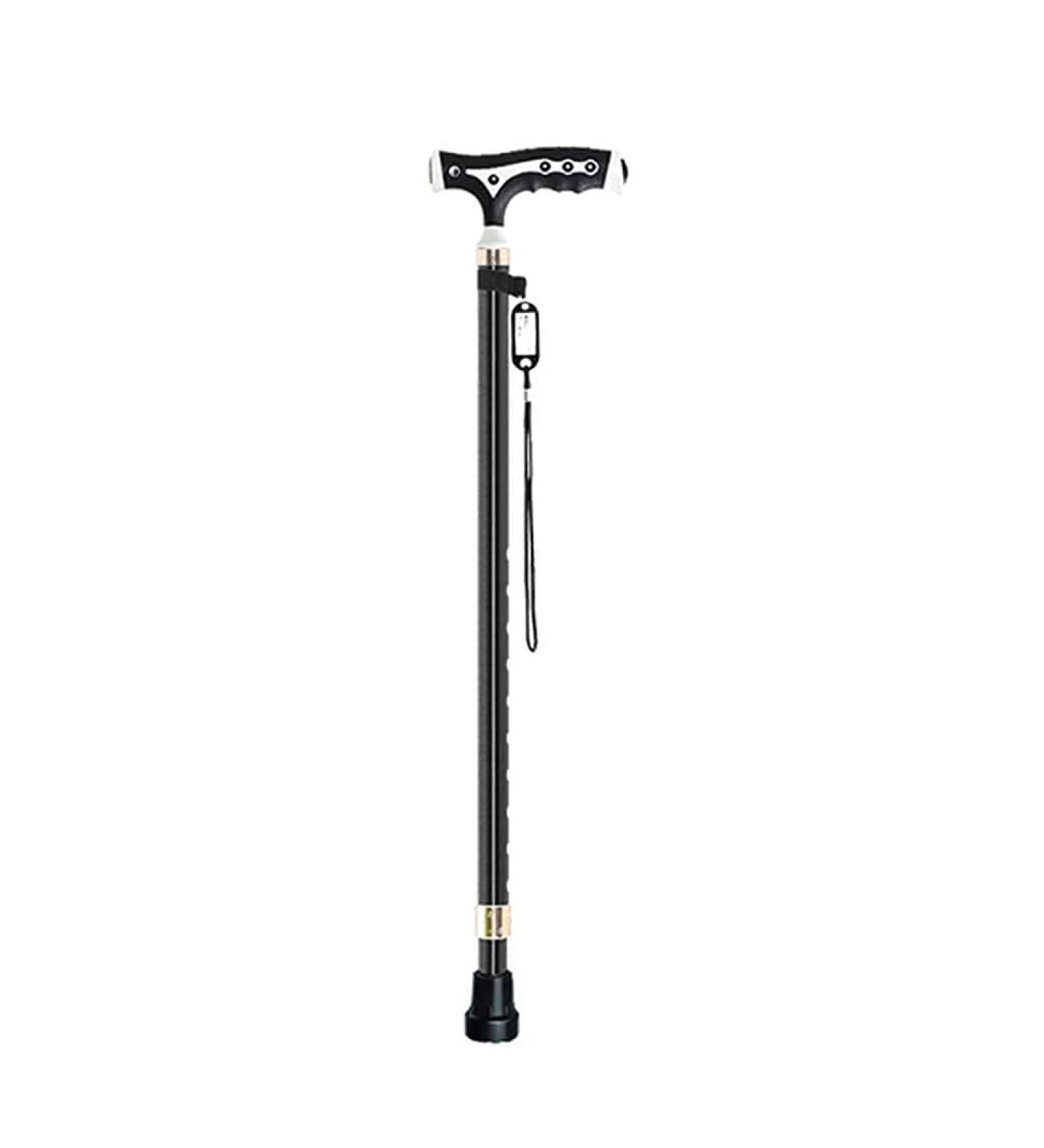 Crutches Old Men and Women Cane One Foot Aluminum Alloy Non-Slip Lightweight Telescopic Simple Everything is fine - Buy Online on GoSupps.com