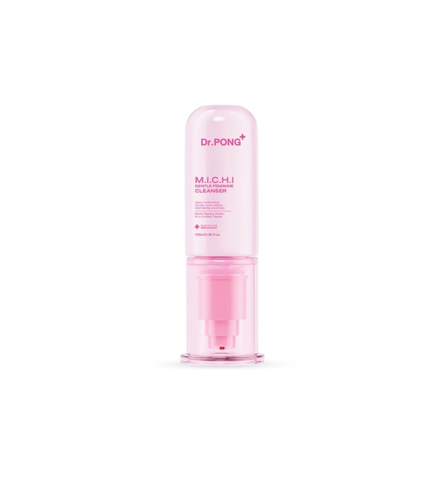 Dr.PONG M.I.C.H.I Gentle Feminine Cleanser 100ml - Soothing & pH Balanced for All Skin Types | International Shipping Available - Buy Online on GoSupps.com