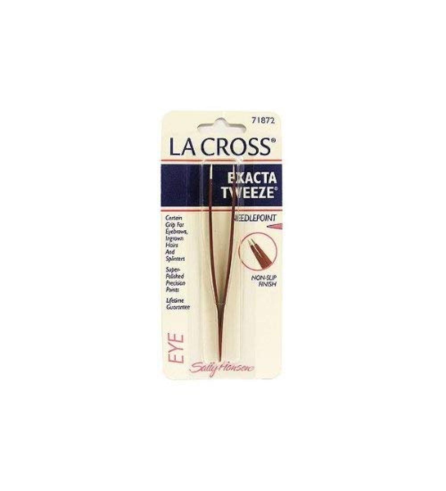 Sally Hansen La Cross Exacta Tweeze Needlepoint Eyebrow  Ingrown Hair Tweezer