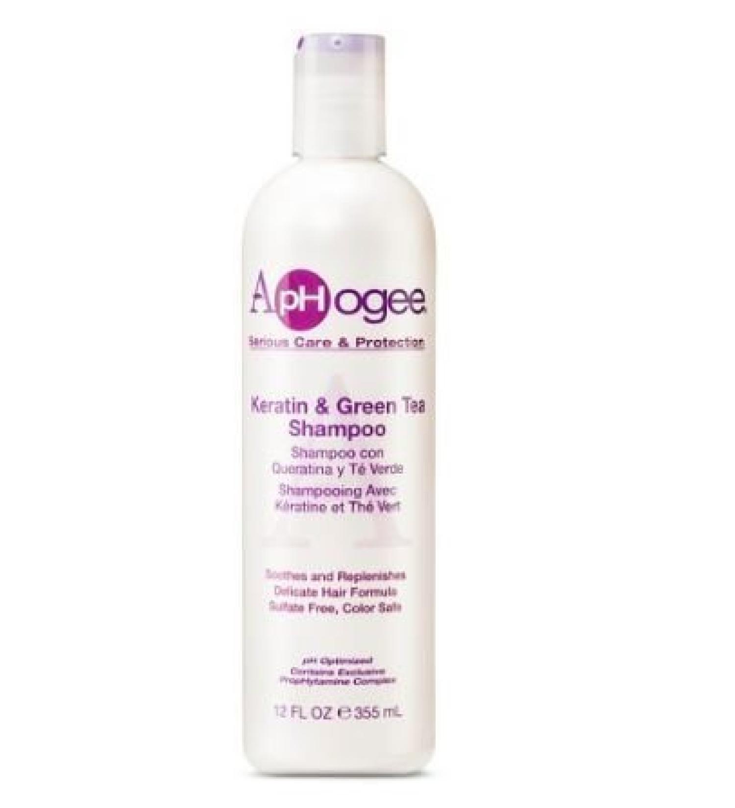 ApHogee Keratin & Green Tea Strengthening Shampoo - 12 oz