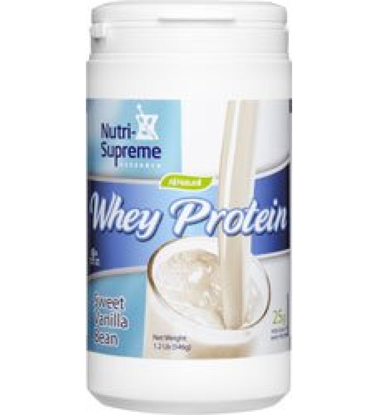 Whey Protein Powder Sweet Vanilla Bean Dairy Cholov Yisroel - 1.2 LB