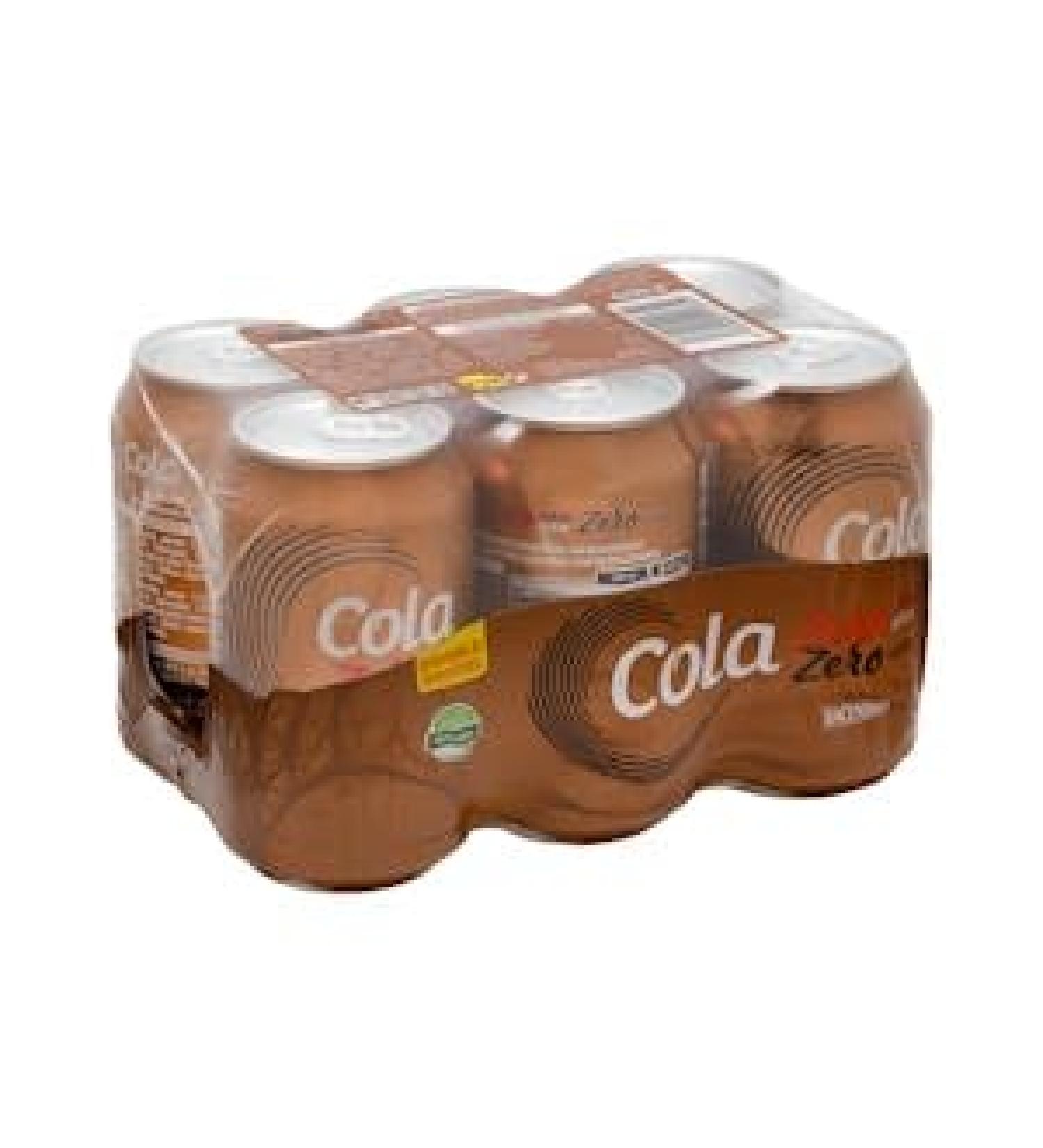 Refresh Cola Hacendado Zero Sucre Zero Caf ine 6 canettes x 330 ml