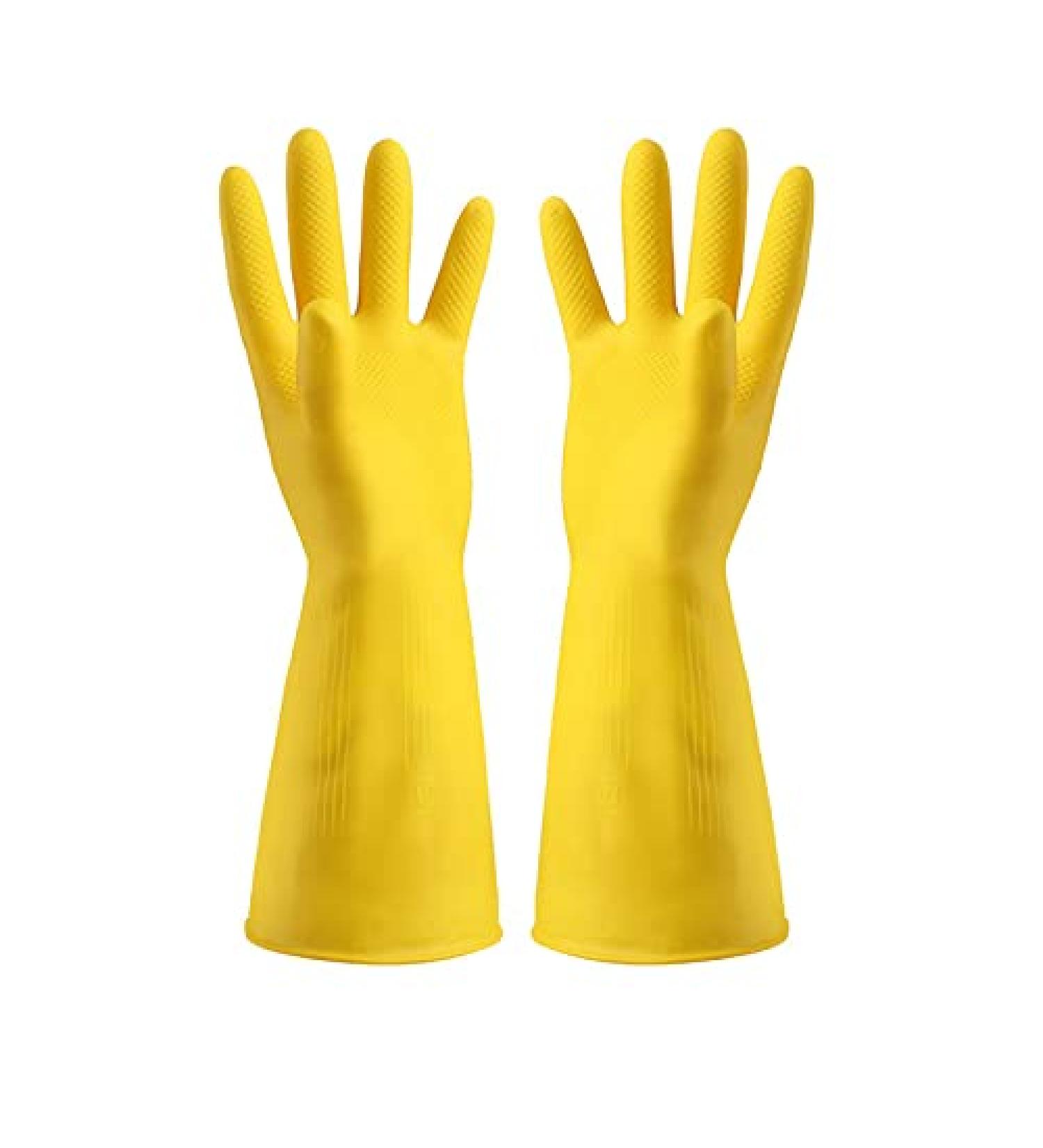 3 Pairs of Protective Gloves Latex Gloves Thick wear-Resistant Durable Cleaning dishwashing and Laundry (Size : Medium) - Buy Online on GoSupps.com