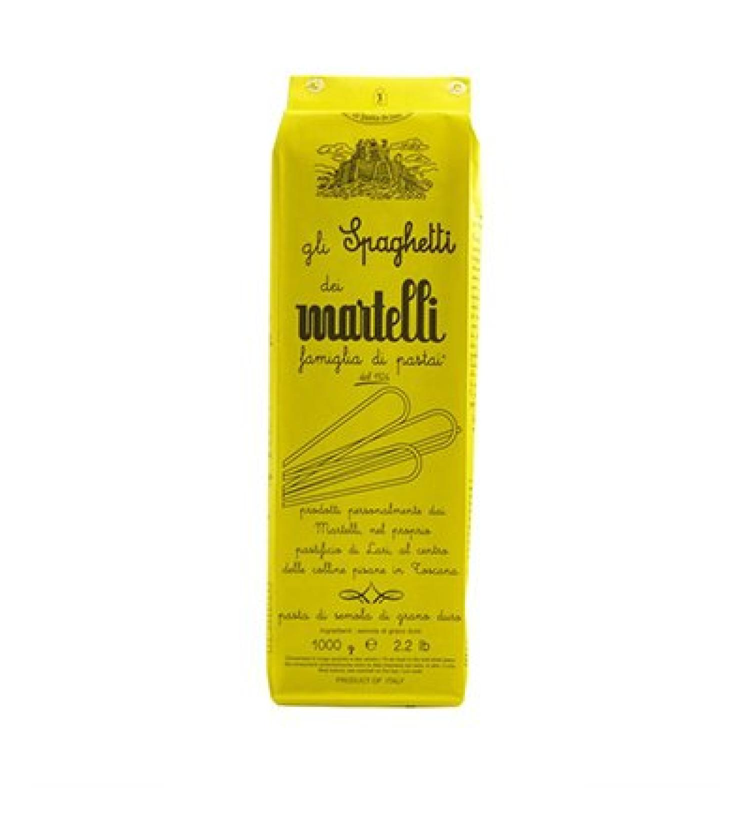 Buy Martelli Spaghetti 1kg - Authentic Italian Pasta | International Shipping Available - Buy Online on GoSupps.com